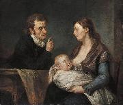 Johann Georg Edlinger Family Portrait oil painting reproduction